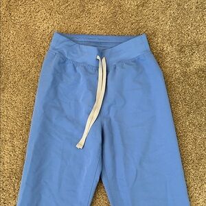 Figs Women's Ceil Blue Pants Livingston XS TALL